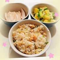 可能是炒飯和豆腐的圖像