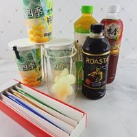 可能是‎飲料、藥物和‎顯示的文字是「 ‎FOUR SEASONS EMON 四季 酷缓母 SEASONS บะ هم 四季 ROASTA 202‎ 」‎‎ 的圖像