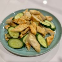 可能是豆腐和香菇的圖像