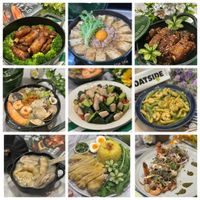 可能是火鍋、豆腐和文字的圖像