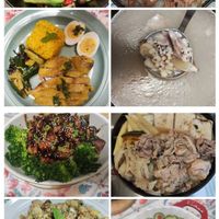 可能是炒飯、水波蛋、拉麵和文字的圖像