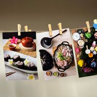 可能是壽司和文字的圖像