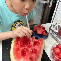 可能是西瓜和文字的圖像