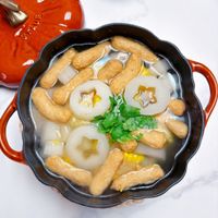 可能是粥、火鍋和豆腐的圖像