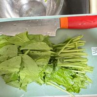 可能是刀、莙薘菜和綠葉甘藍的圖像