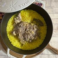 可能是北非小米飯和印度香料飯的圖像