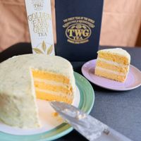 可能是戚風蛋糕和文字的圖像