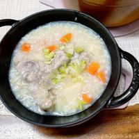 可能是粥和文字的圖像