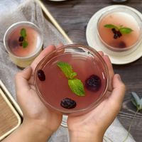 可能是甜點和飲料的圖像