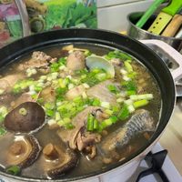 可能是拉麵、香菇和粥的圖像