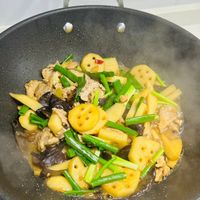 可能是香菇和豆腐的圖像