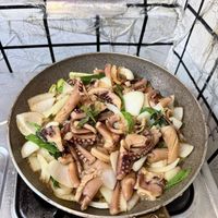 可能是香菇和義大利麵的圖像
