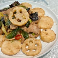 可能是香菇和豆腐的圖像
