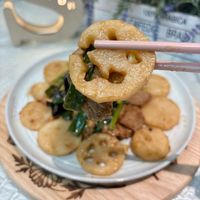 可能是香菇和豆腐的圖像