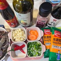 可能是蝦和文字的圖像