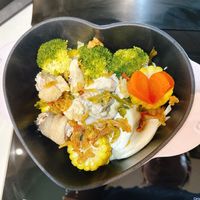 可能是豆腐、水波蛋和文字的圖像