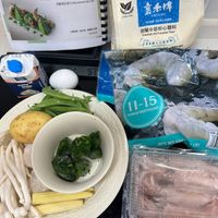 可能是豆腐、火鍋、香菇和文字的圖像