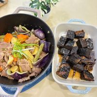 可能是香菇和豆腐的圖像