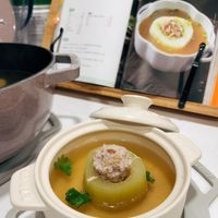 可能是粥、火鍋和文字的圖像