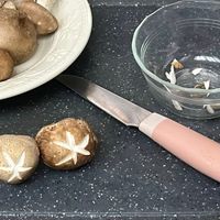 可能是香菇、刀和馬勃菇的圖像