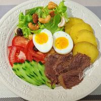 可能是肉排和文字的圖像