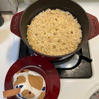 可能是印度香料飯、炒飯和北非小米飯的圖像