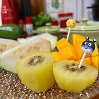 可能是西瓜、梨子和蘋果的圖像