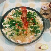 可能是麵、粥、豆腐和文字的圖像
