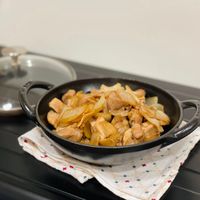 可能是豆腐和香菇的圖像