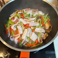 可能是香菇和豆腐的圖像