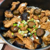 可能是香菇和豆腐的圖像