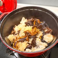 可能是香菇和豆腐的圖像