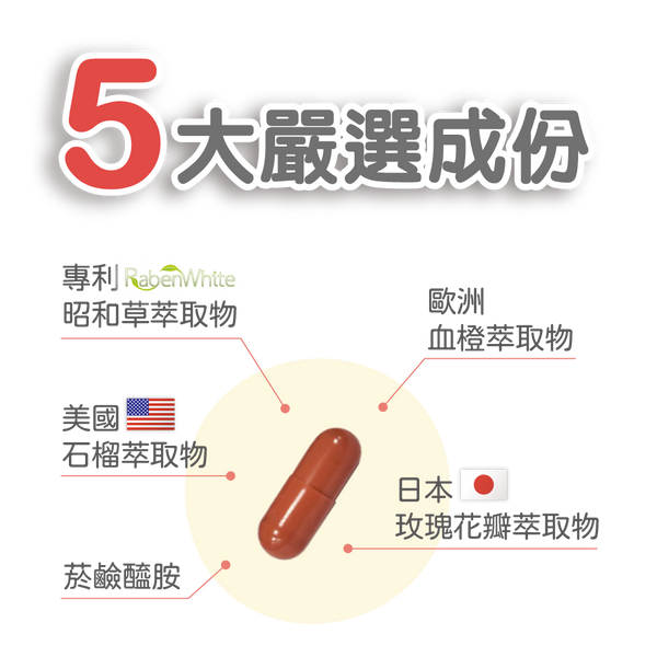 玩美朝妍(全素) | 昭和草血橙 | 保護皮膚 亮采氣色  朝氣抗氧