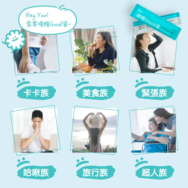 順暢Good溜(奶素)｜克菲爾益生菌｜促進循環 幫助調整體質
