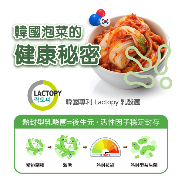 舒適之啾(奶素)｜Lactopy乳酸菌｜有效維持消化道機能