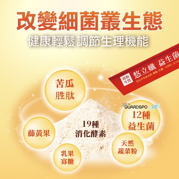 悠立孅（奶素）｜益生菌 藤黃果萃取物 乳果寡糖｜增進新陳代謝