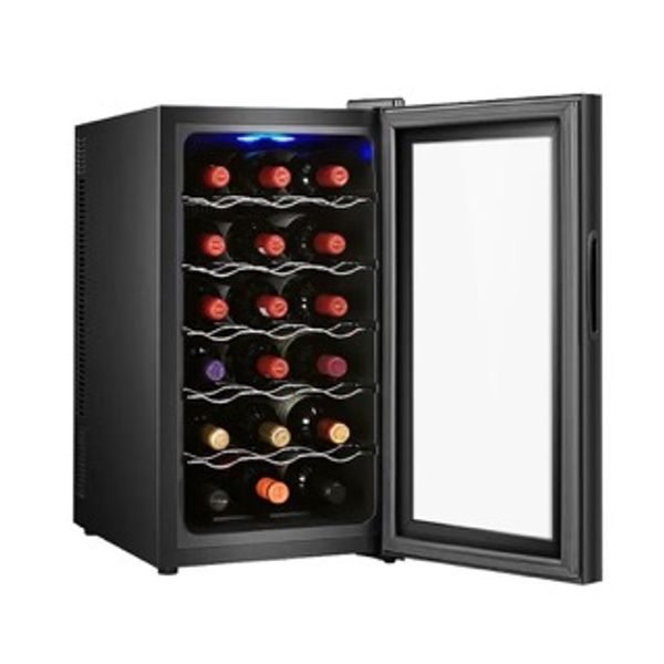 【日虎】18瓶裝質感單溫酒櫃 / 紅酒櫃 KU-N3706